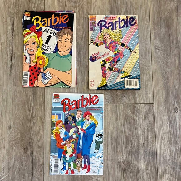 Marvel Other - Set of 3 Vintage Barbie Comics 💗